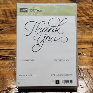 Stampin' Up! So Very Much Thank You Stamp Set
